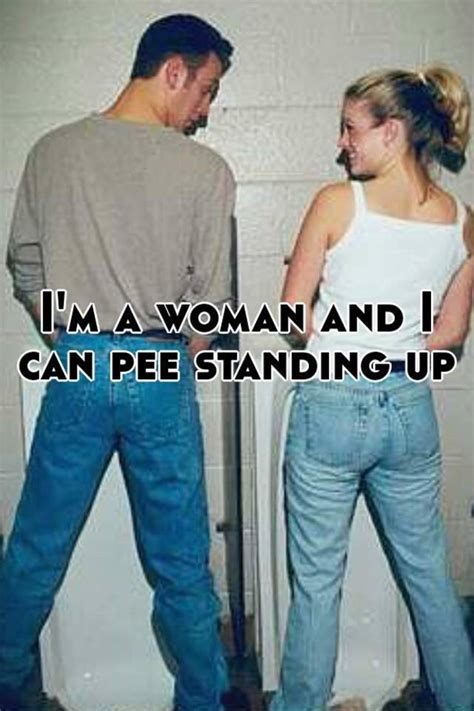 women peeing standing up